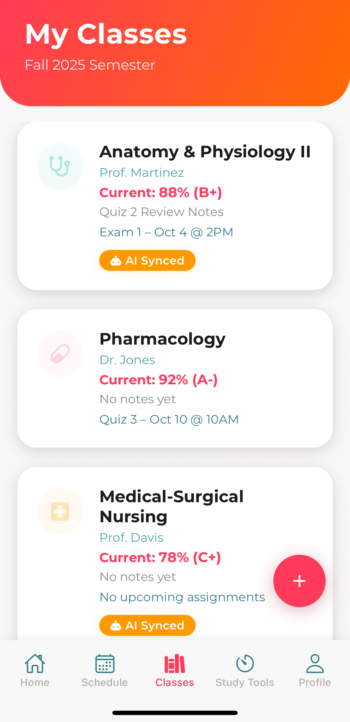 Sylalbi Classes Screenshot